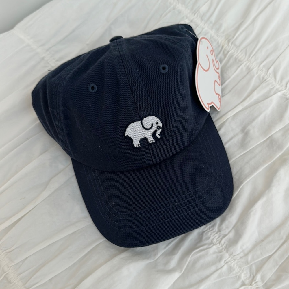 NEW Ivory Ella Navy Blue Baseball Hat Cap